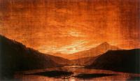 Friedrich, Caspar David - Mountainous River Landscape